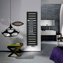 Zehnder Metropolitan Bar Towel Radiator for Mixed Operation with Built-in Heating Element