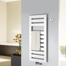 Zehnder Metropolitan Spa Towel Radiator for Mixed Operation with Built-in Heating Element