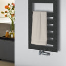 Zehnder Metropolitan Spa Towel Radiator for Mixed Operation with Built-in Heating Element