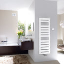 Zehnder Metropolitan Spa Towel Radiator for Mixed Operation with Built-in Heating Element