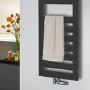 Zehnder Metropolitan Spa Towel Radiator for Mixed Operation with Built-in Heating Element