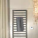 Zehnder Subway Towel Radiator for Mixed Operation with Built-in Heating Element