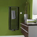 Zehnder Subway Towel Radiator for Mixed Operation with Built-in Heating Element
