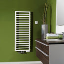Zehnder Subway Towel Radiator for Mixed Operation with Built-in Heating Element