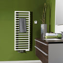 Zehnder Subway Towel Radiator for Mixed Operation with Built-in Heating Element
