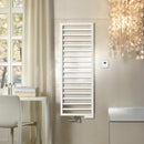 Zehnder Subway Towel Radiator for Mixed Operation with Built-in Heating Element