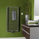 Zehnder Subway Towel Radiator for Mixed Operation with Built-in Heating Element
