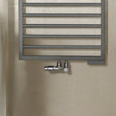 Zehnder Subway Towel Radiator for Mixed Operation with Built-in Heating Element