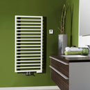 Zehnder Subway Towel Radiator for Mixed Operation with Built-in Heating Element