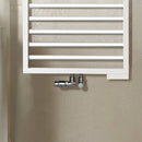Zehnder Subway Towel Radiator for Mixed Operation with Built-in Heating Element