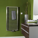 Zehnder Subway Towel Radiator for Mixed Operation with Built-in Heating Element