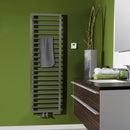 Zehnder Subway Towel Radiator for Mixed Operation with Built-in Heating Element