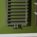 Zehnder Subway Towel Radiator for Mixed Operation with Built-in Heating Element