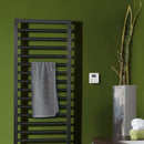 Zehnder Subway Towel Radiator for Mixed Operation with Built-in Heating Element