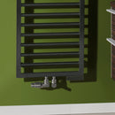 Zehnder Subway Towel Radiator for Mixed Operation with Built-in Heating Element