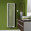 Zehnder Subway Towel Radiator for Mixed Operation with Built-in Heating Element