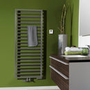 Zehnder Subway Towel Radiator for Mixed Operation with Built-in Heating Element
