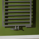 Zehnder Subway Towel Radiator for Mixed Operation with Built-in Heating Element