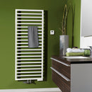 Zehnder Subway Towel Radiator for Mixed Operation with Built-in Heating Element