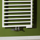 Zehnder Subway Towel Radiator for Mixed Operation with Built-in Heating Element