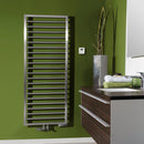 Zehnder Subway Towel Radiator for Mixed Operation with Built-in Heating Element