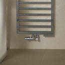 Zehnder Subway Towel Radiator for Mixed Operation with Built-in Heating Element