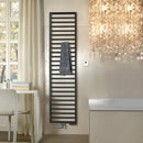 Zehnder Subway Towel Radiator for Mixed Operation with Built-in Heating Element