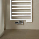 Zehnder Subway Towel Radiator for Mixed Operation with Built-in Heating Element