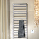 Zehnder Subway Towel Radiator for Mixed Operation with Built-in Heating Element