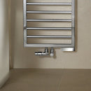 Zehnder Subway Towel Radiator for Mixed Operation with Built-in Heating Element