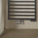 Zehnder Subway Towel Radiator for Mixed Operation with Built-in Heating Element