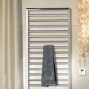 Zehnder Subway Towel Radiator for Mixed Operation with Built-in Heating Element