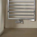 Zehnder Subway Towel Radiator for Mixed Operation with Built-in Heating Element