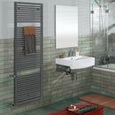 Zehnder Universal Bathroom Radiator as Replacement Model for Hot Water Operation