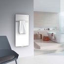 Zehnder Vitalo Bar Bbathroom Radiator with EasyFit Connection Box for Hot Water Operation
