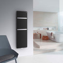 Zehnder Vitalo Bar Bbathroom Radiator with EasyFit Connection Box for Hot Water Operation