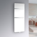 Zehnder Vitalo Bar Bbathroom Radiator with EasyFit Connection Box for Hot Water Operation