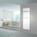 Zehnder Vitalo Bar Bbathroom Radiator with EasyFit Connection Box for Hot Water Operation