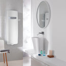 Zehnder Vitalo Spa Bathroom Radiator with EasyFit Connection Box for Hot Water Operation