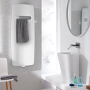 Zehnder Vitalo Spa Bathroom Radiator with EasyFit Connection Box for Hot Water Operation