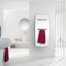 Zehnder Vitalo Spa Bathroom Radiator with EasyFit Connection Box for Hot Water Operation